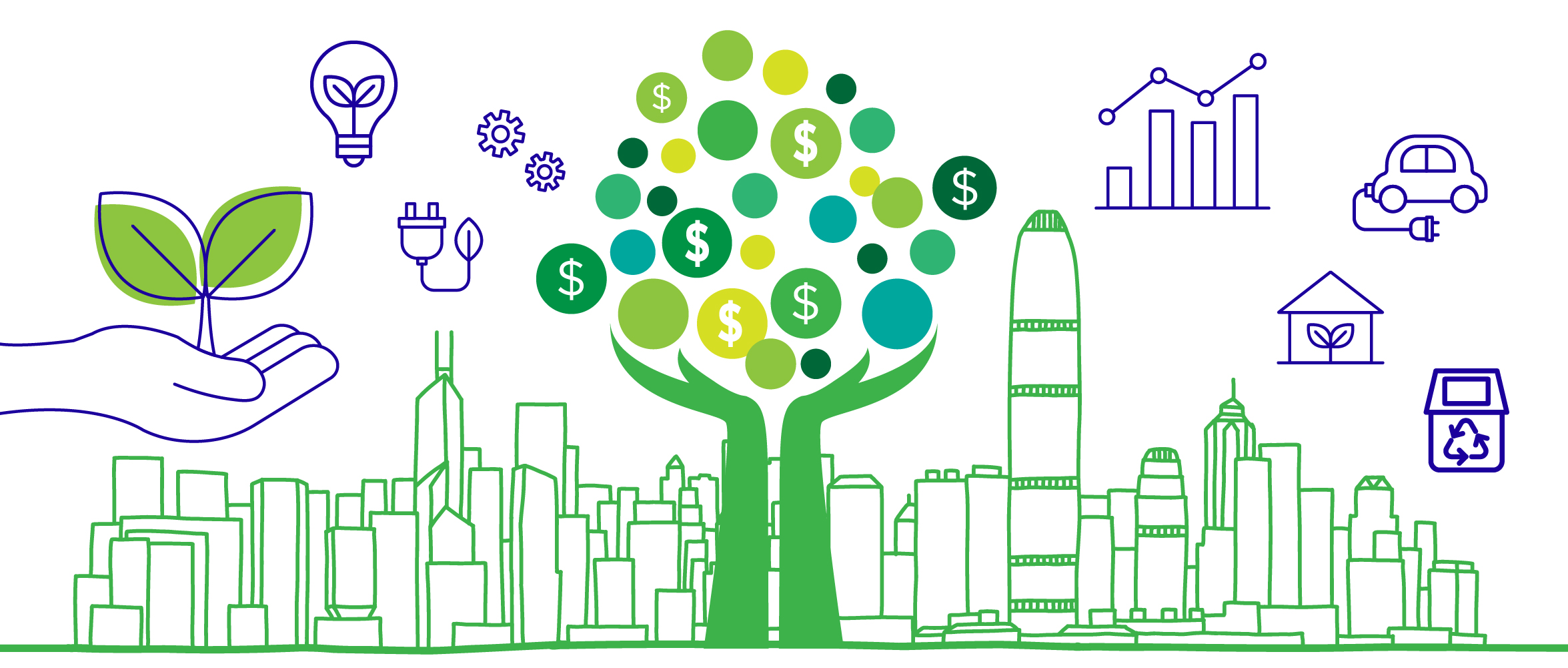 Hong Kong to become an ESG hub and a zero-carbon economy